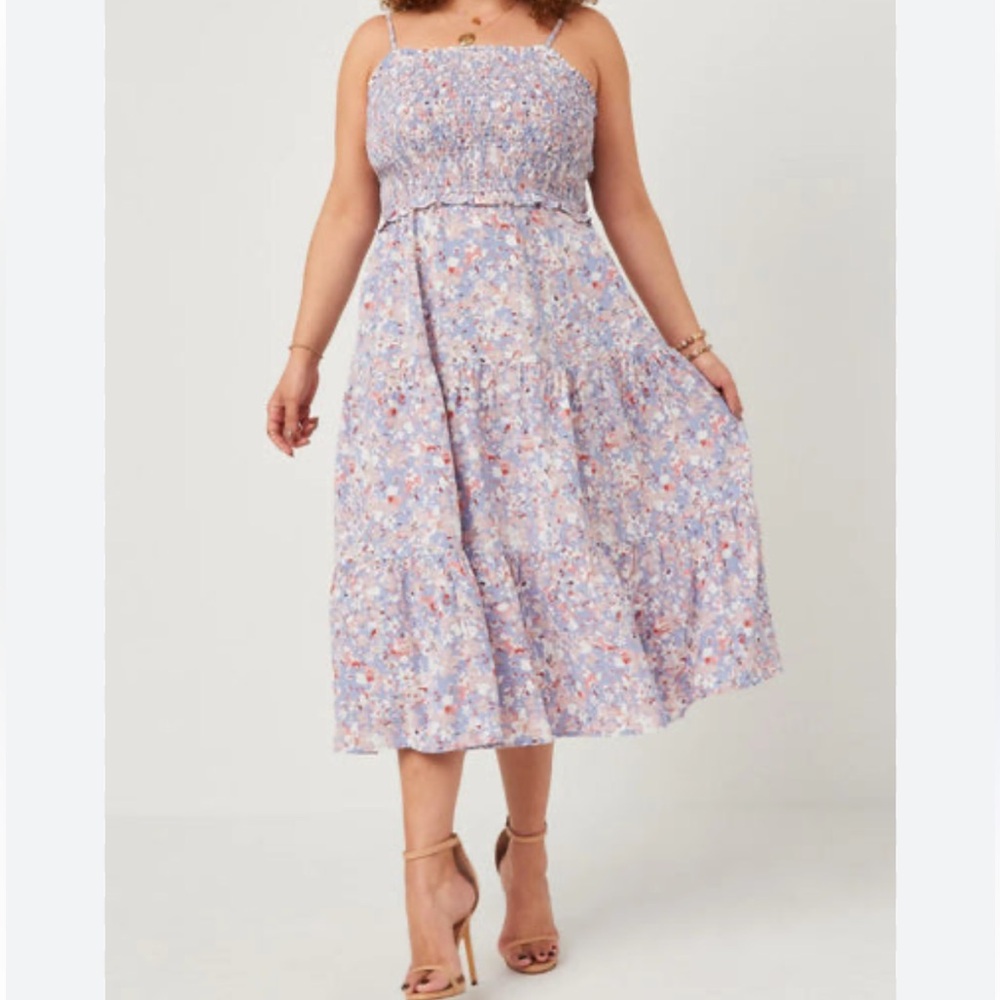 Floral midi dress